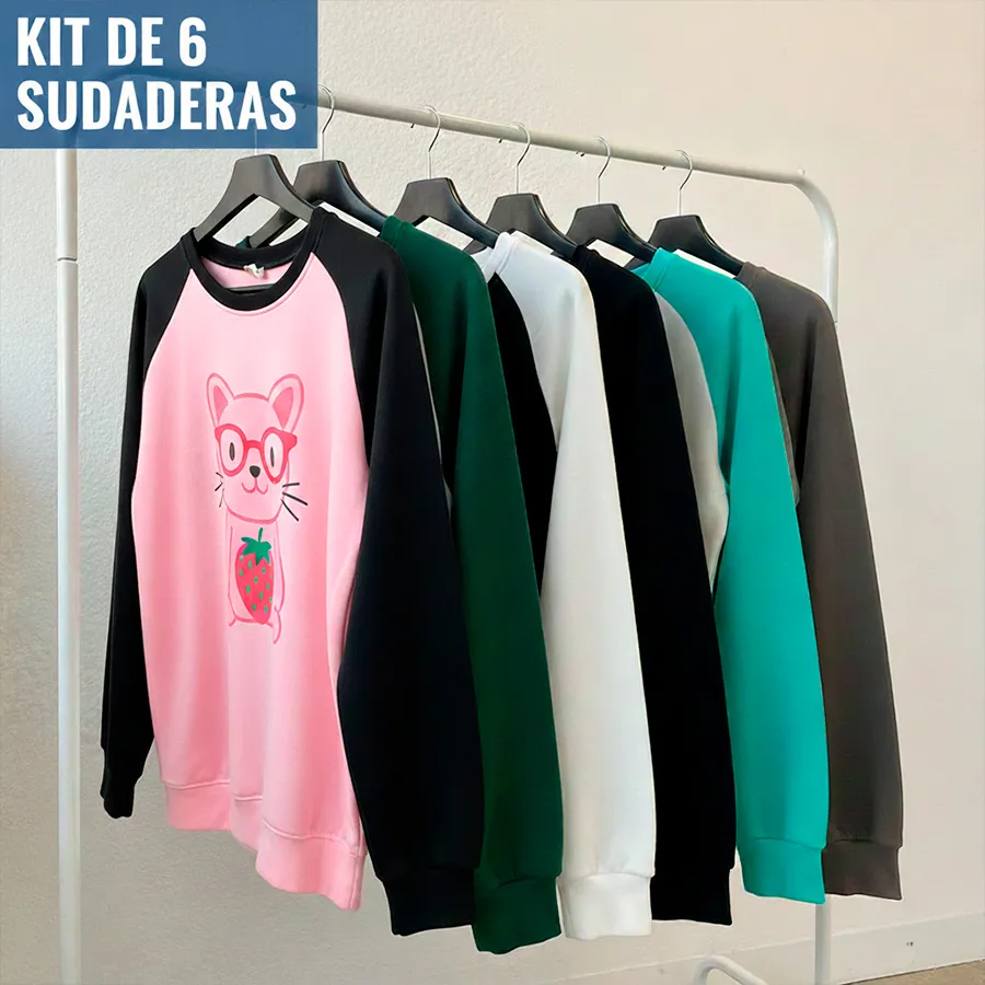 0755 KIT DE 6 SUDADERAS 7274